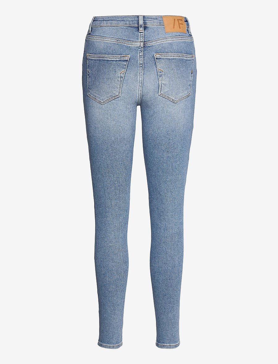 Selected - SLFSOPHIA MW SKINNY MID BLUE JEAN U NOOS - jeans skinny - medium blue denim - 2