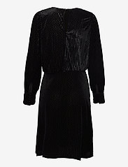 Selected Femme - SLFVARIA LS SHORT DRESS EX - midi-jurken - black - 1