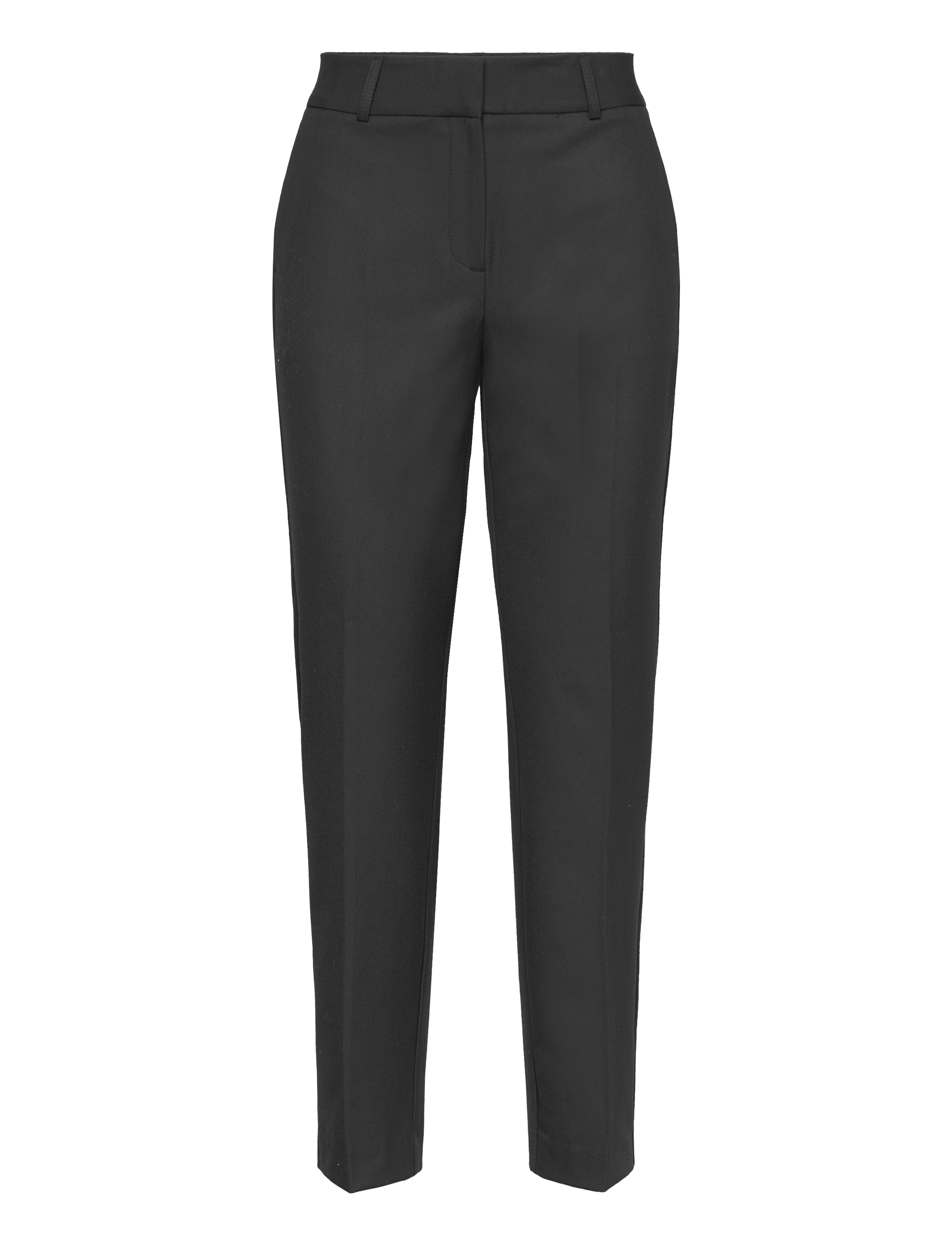 Selected Femme - SLFRIA MW CROPPED PANT BLACK B NOOS - black - 1