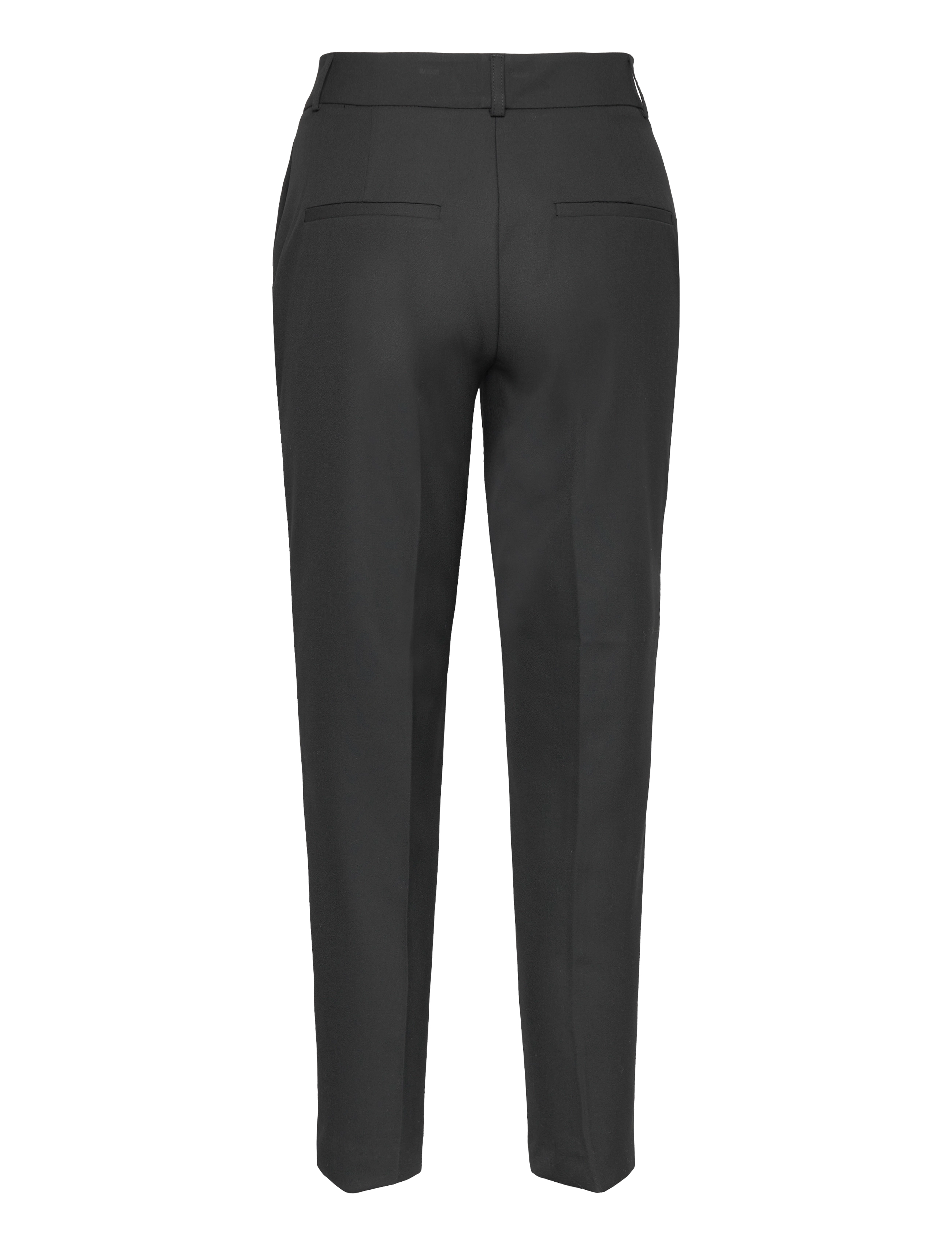 Selected Femme - SLFRIA MW CROPPED PANT BLACK B NOOS - black - 2