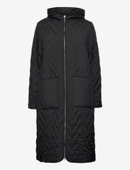 SLFNORA QUILTED COAT - BLACK