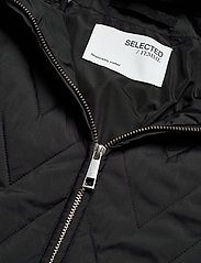 Selected Femme - SLFNORA QUILTED COAT - kevättakit - black - 2