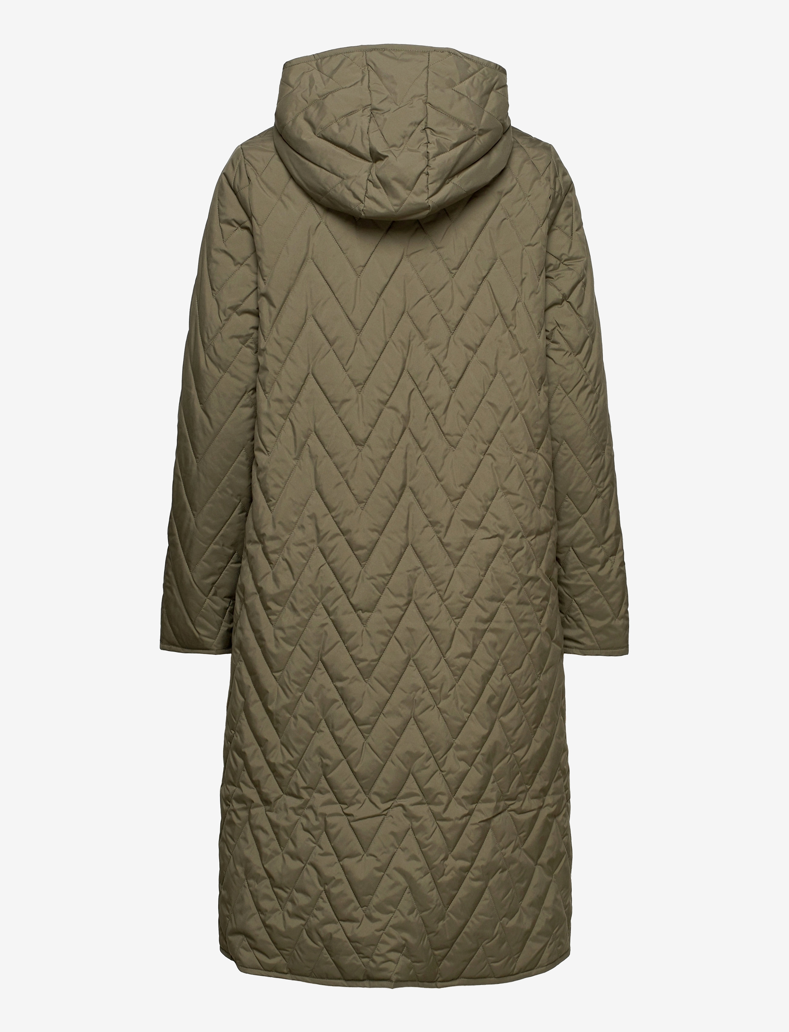 Selected - SLFNORA QUILTED COAT - overtøj - kalamata - 2