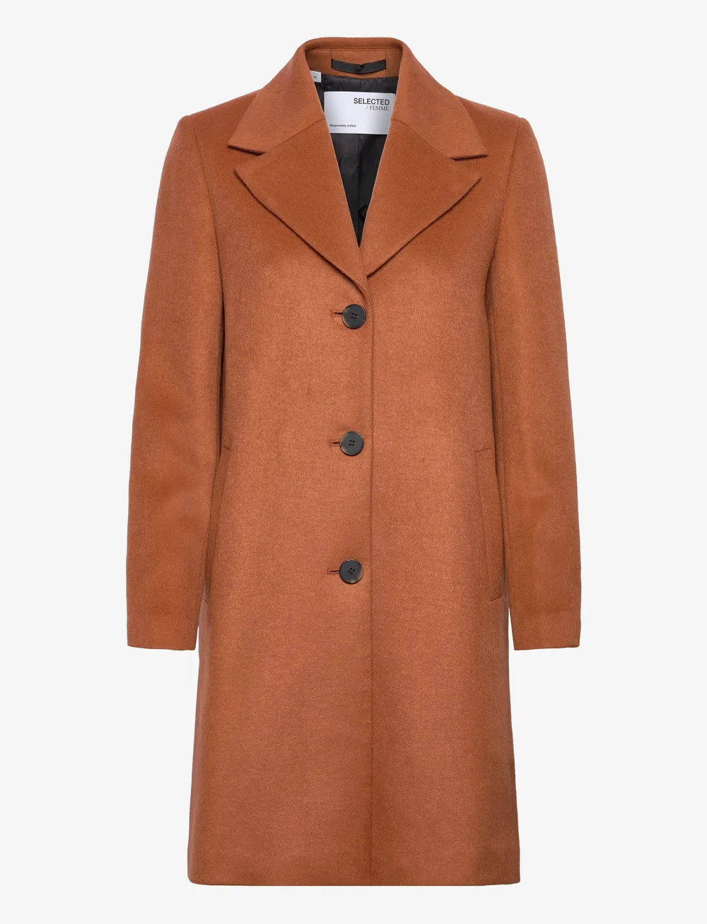 Selected Femme Slfnew Sasja Wool Coat B Noos jakker k per