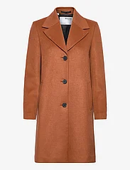 Selected Femme - SLFNEW SASJA WOOL COAT B NOOS - winter coats - amber brown - 0