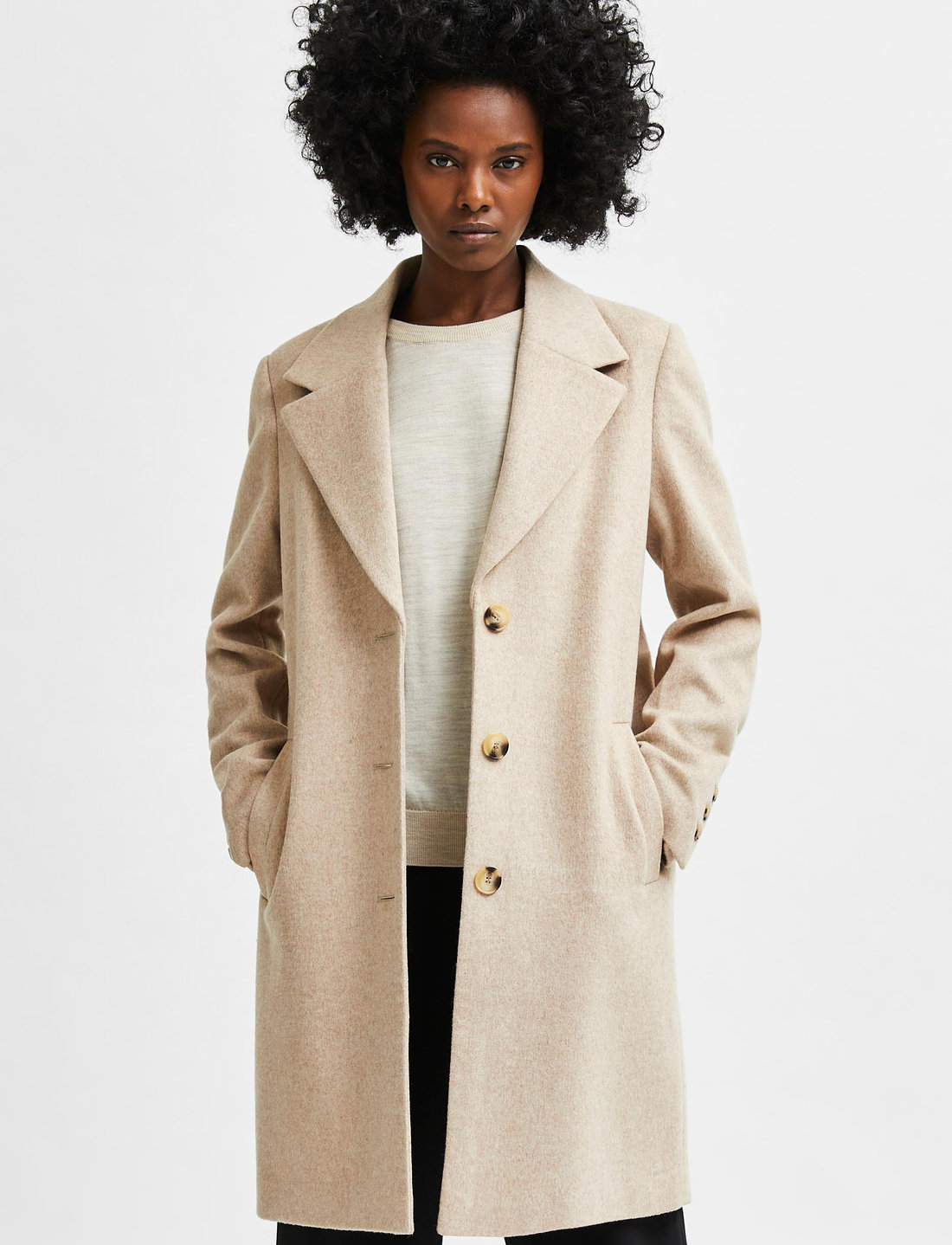 Sasja wool coat sales