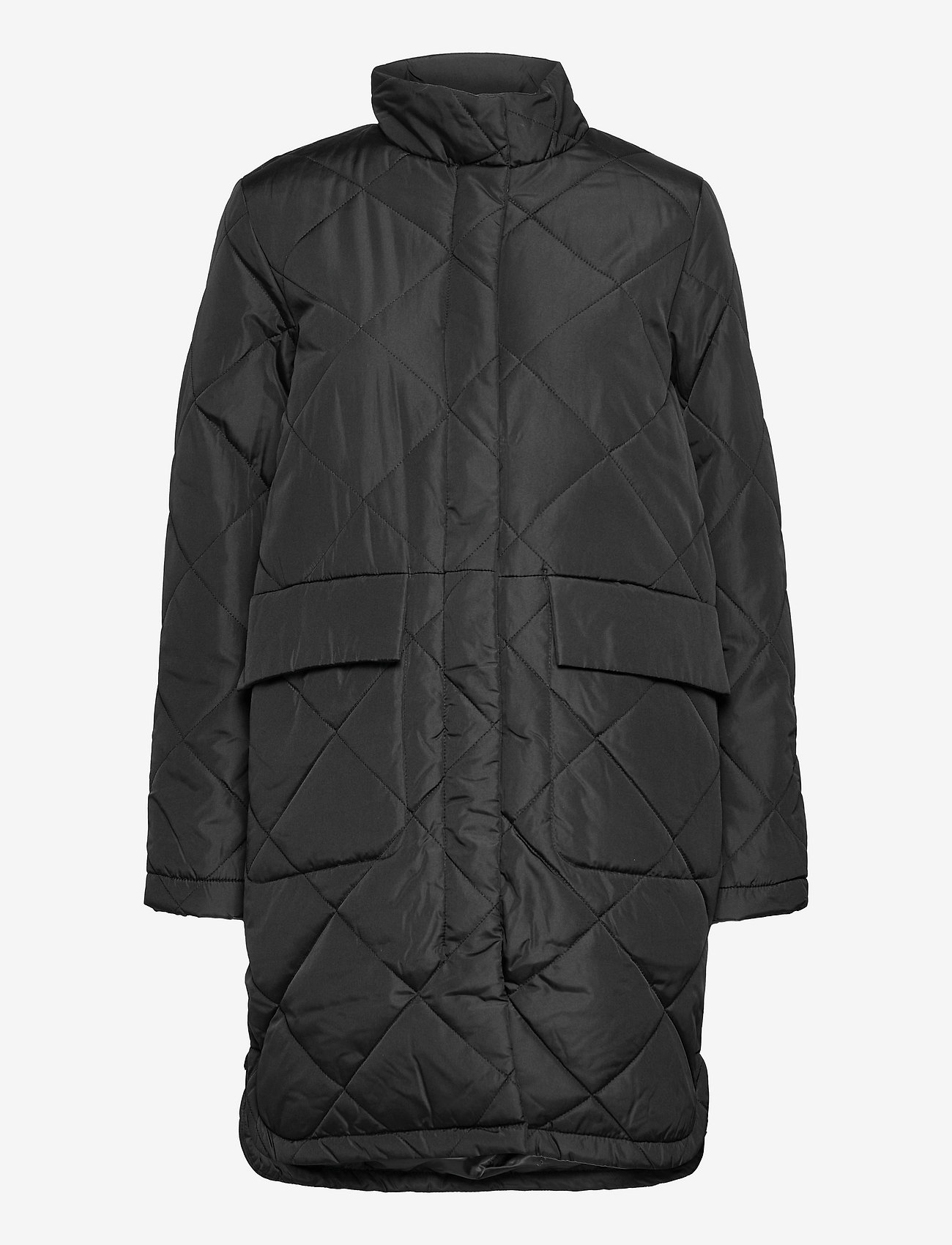 Selected Femme - SLFNADDY  QUILTED COAT - pavasara jakas - black - 0