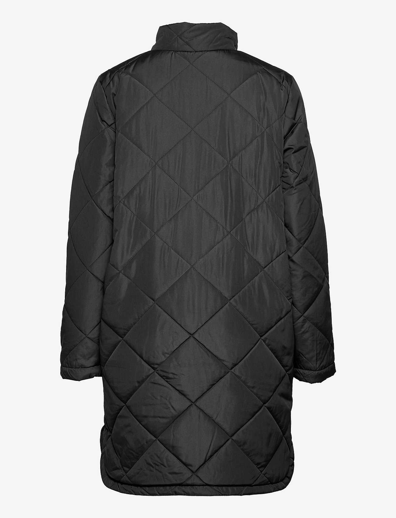 Selected Femme - SLFNADDY  QUILTED COAT - pavasarinės striukės - black - 1