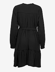 Selected Femme - SLFMIVIA LSHORT DRESS - midimekot - black - 1
