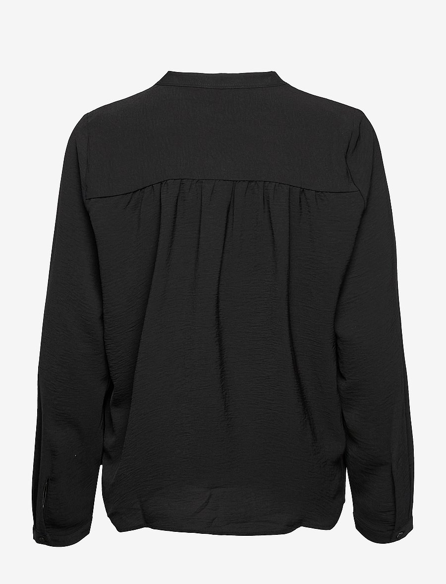 Selected - SLWMIVIA LS TOP B NOOS - langärmelige blusen - black - 2