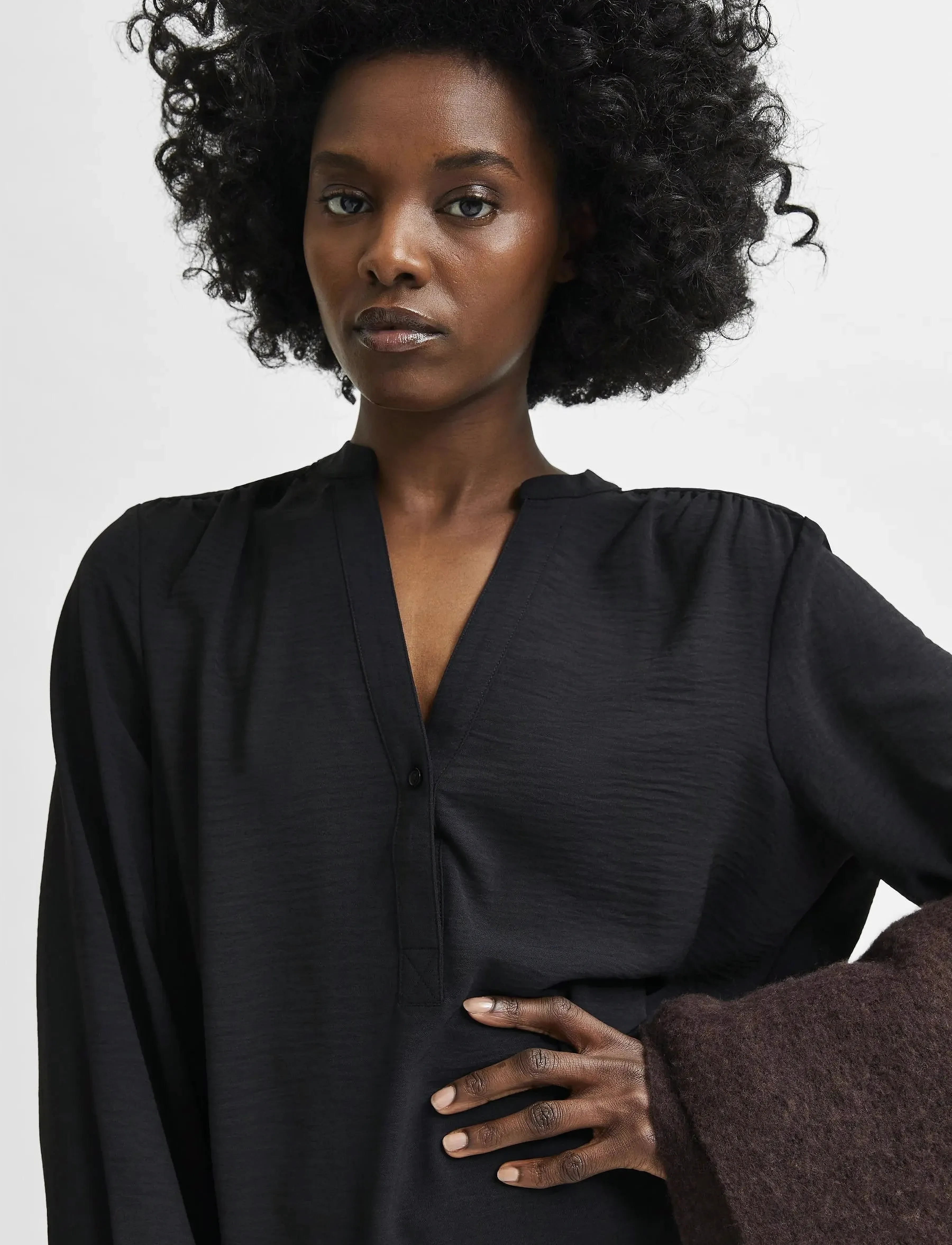 SELECTED Slwmivia Ls Top B Noos blusar dam – bild 6