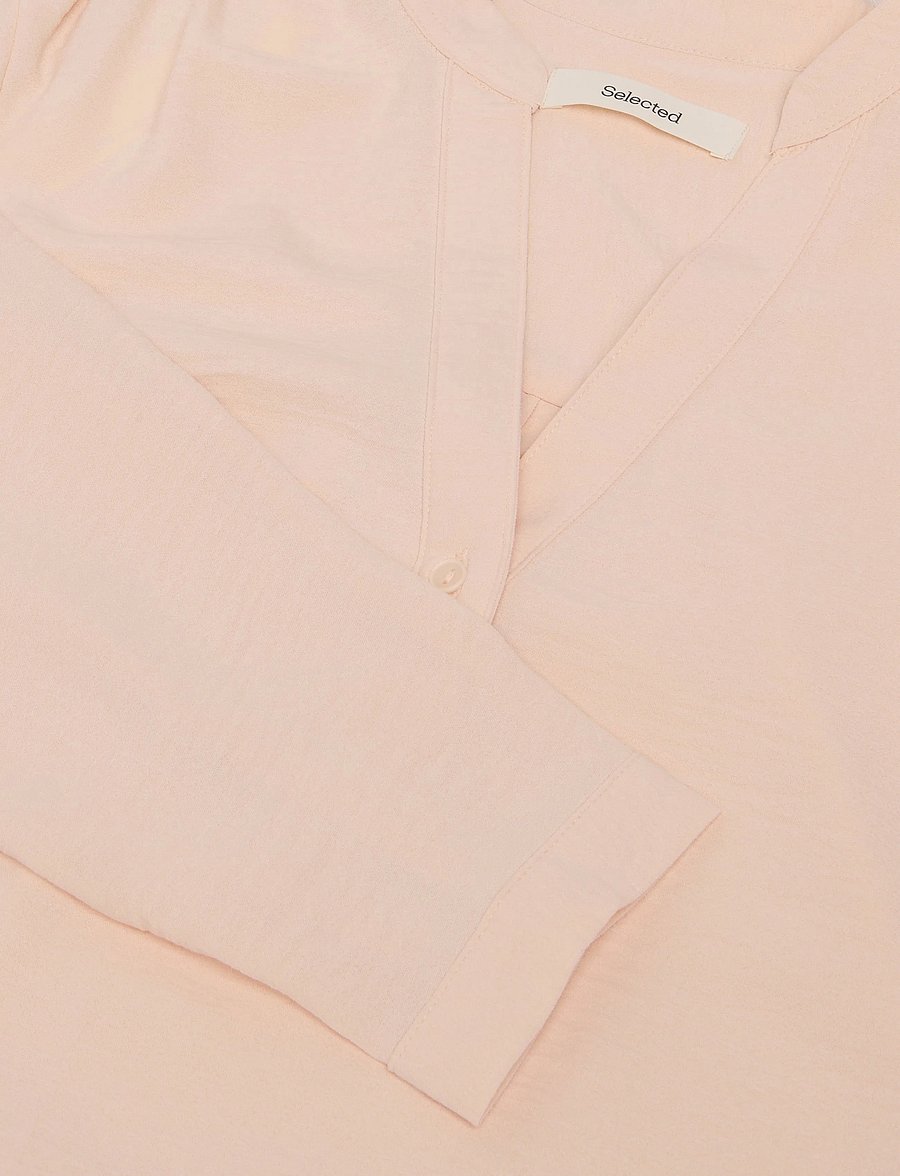Selected - SLWMIVIA LS TOP B NOOS - langärmelige blusen - pale dogwood - 2