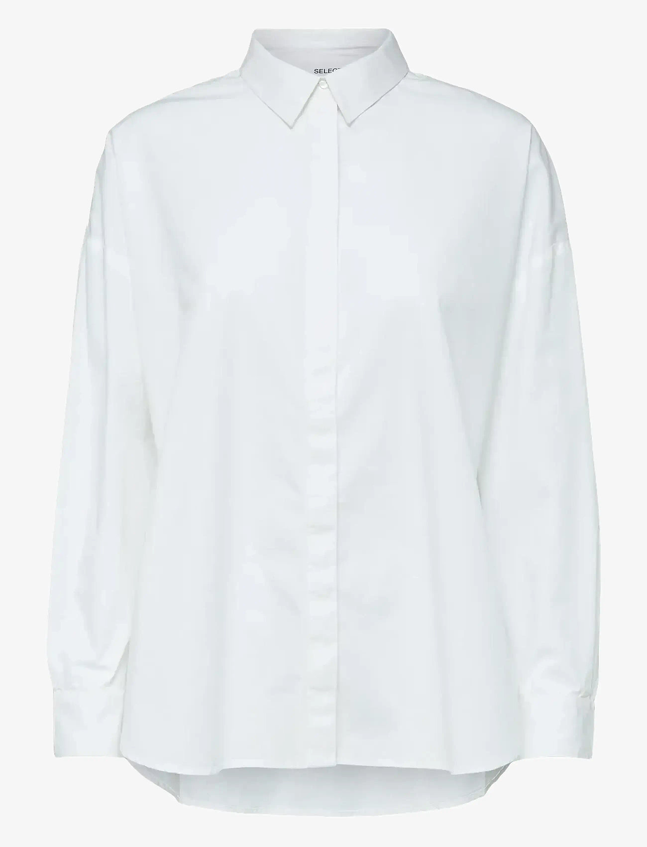 Selected - SLFHEMA LS SHIRT B - langärmlige hemden - bright white - 1