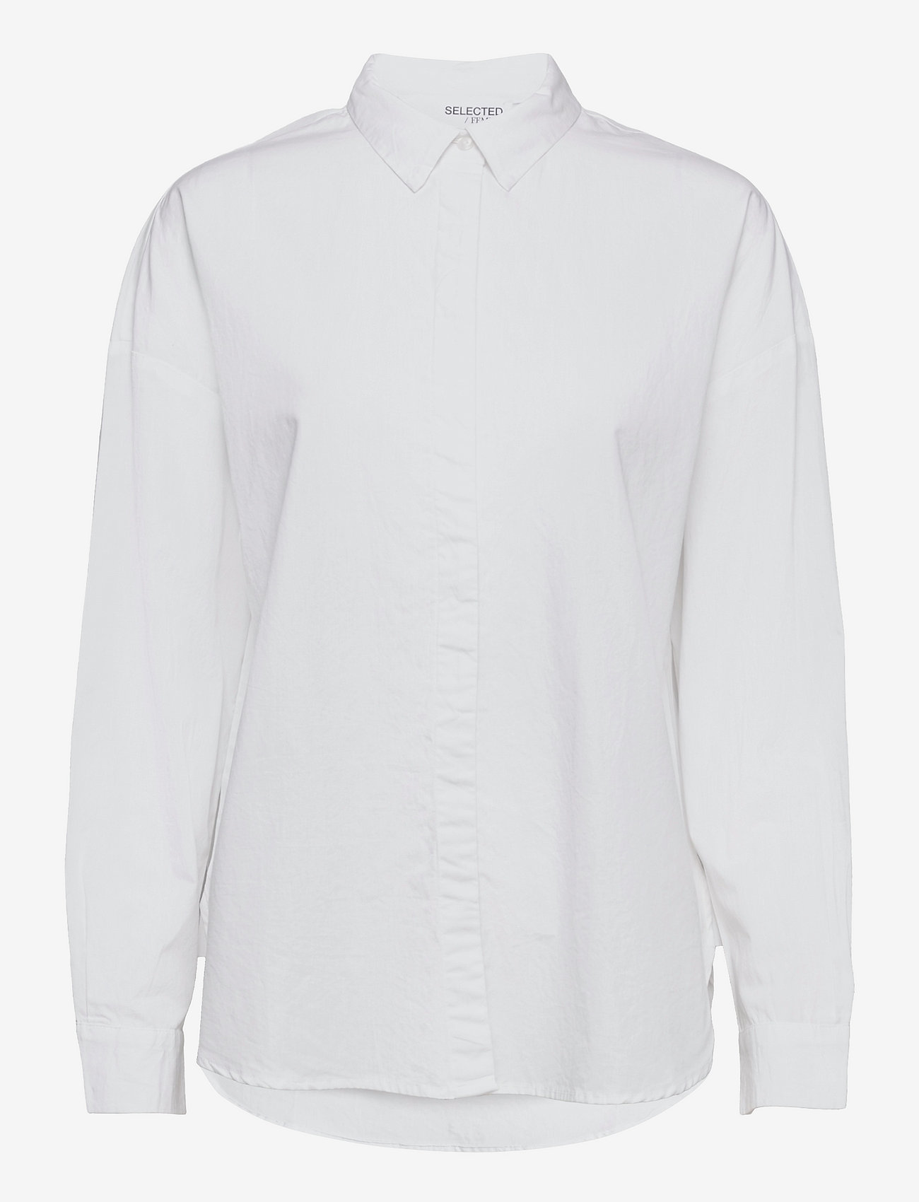 Selected Femme - SLFHEMA LS SHIRT B - langermede skjorter - bright white - 0