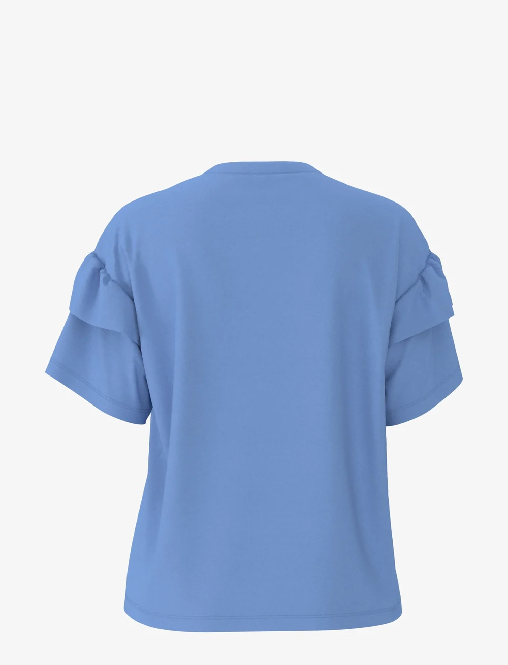 Selected - SLFRYLIE SS FLORENCE TEE M - t-shirts - cornflower blue - 2