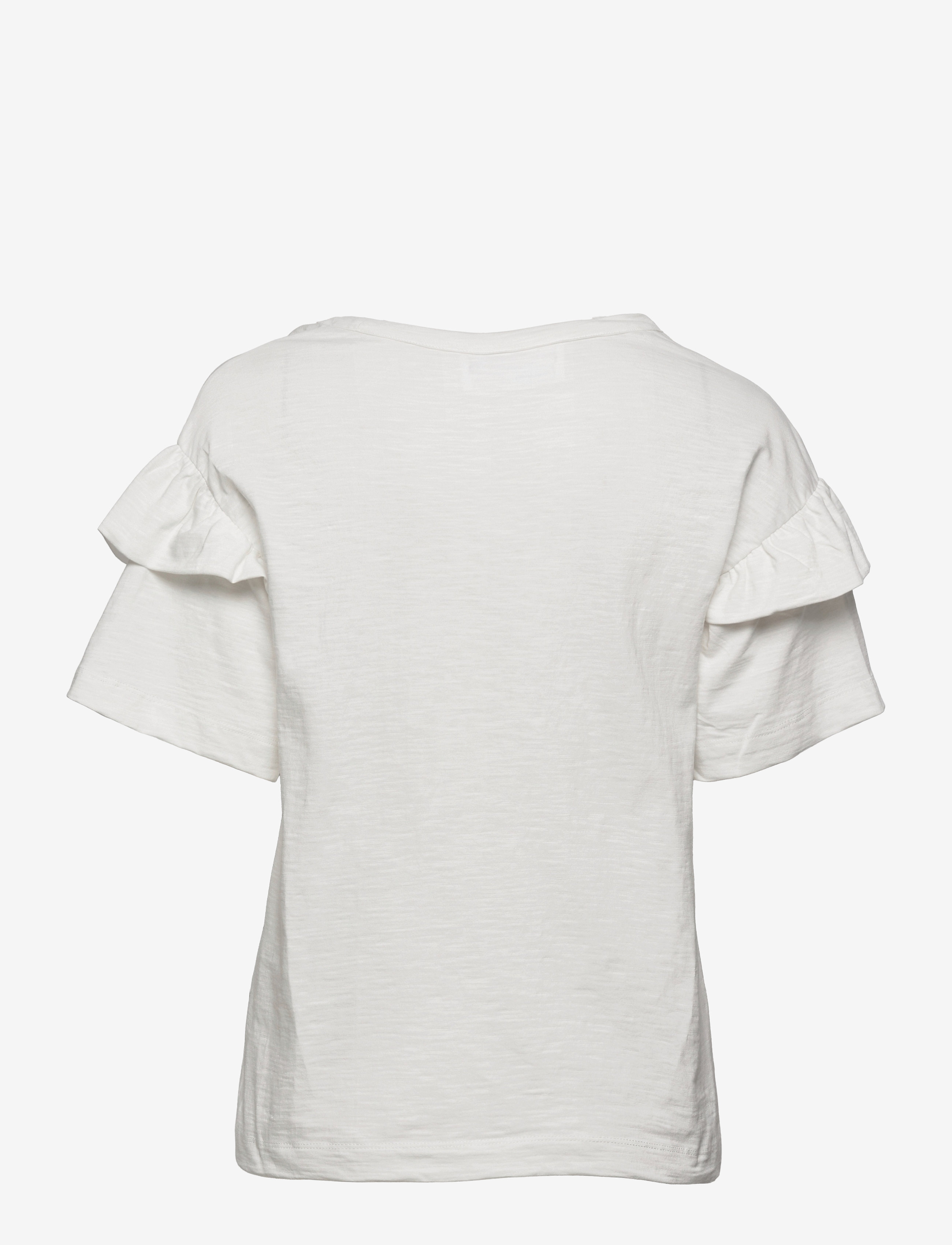 Selected - SLFRYLIE SS FLORENCE TEE M NOOS - stuttermarbolir - snow white - 2