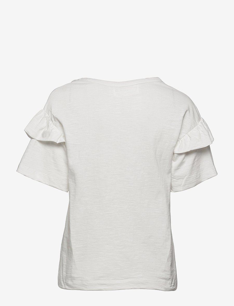 Selected - SLFRYLIE SS FLORENCE TEE M NOOS - t-shirts - snow white - 2