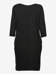 Selected Femme - SLFCARO-TUNNI 3/4HORT DRESS - kurze kleider - black - 1