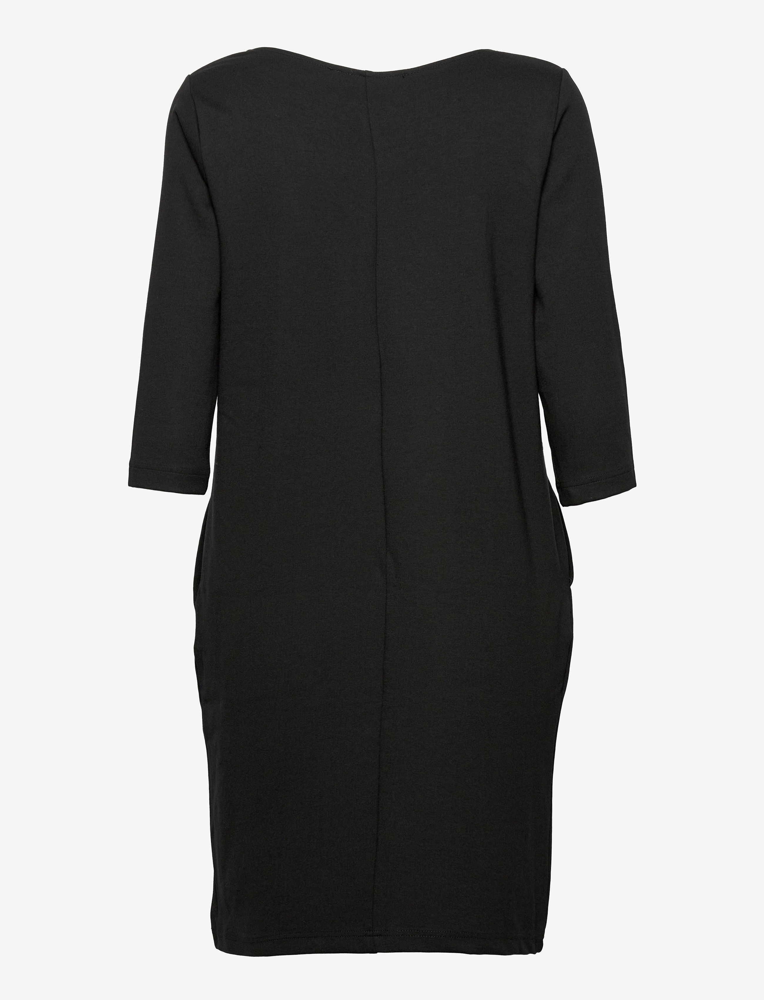 Selected - SLFCARO-TUNNI 3/4 SHORT DRESS B - korte kjoler - black - 2
