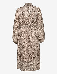Selected Femme - SLFMINGI LS MIDI DRESS EX - sukienki do kolan i midi - sandshell - 1