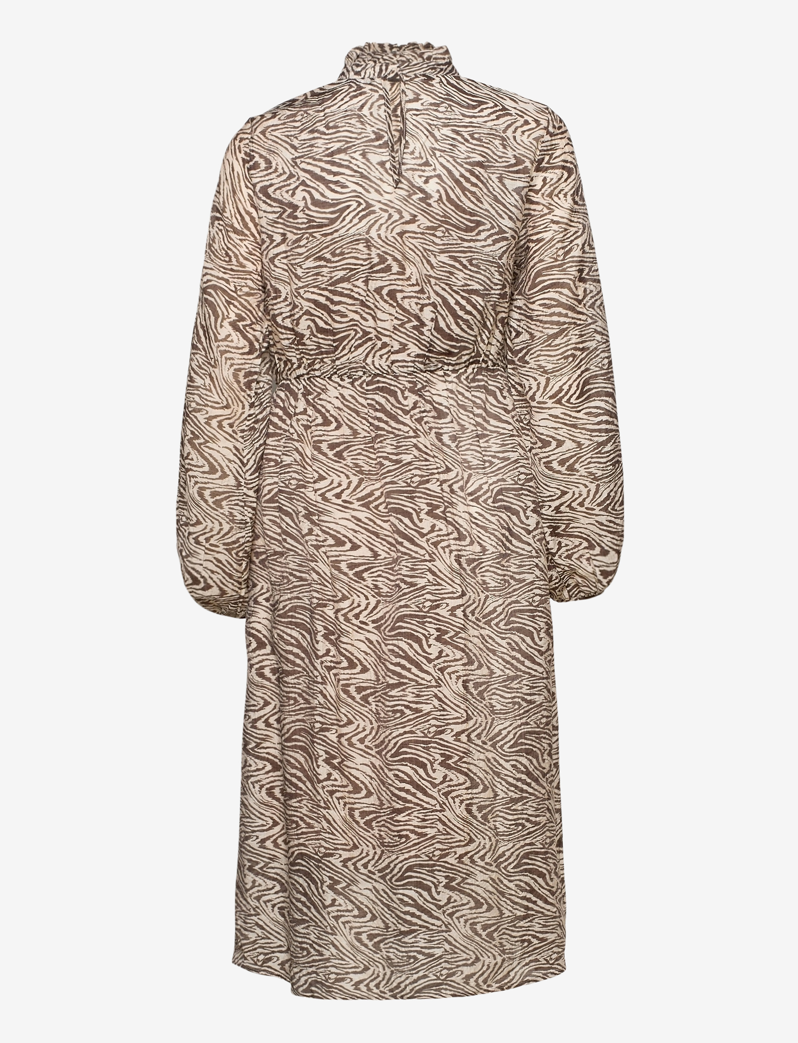 Selected - SLFMINGI LS MIDI DRESS EX - midi kjoler - sandshell - 2