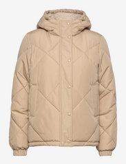 SLFMONIKA PUFFER JACKET - TRAVERTINE