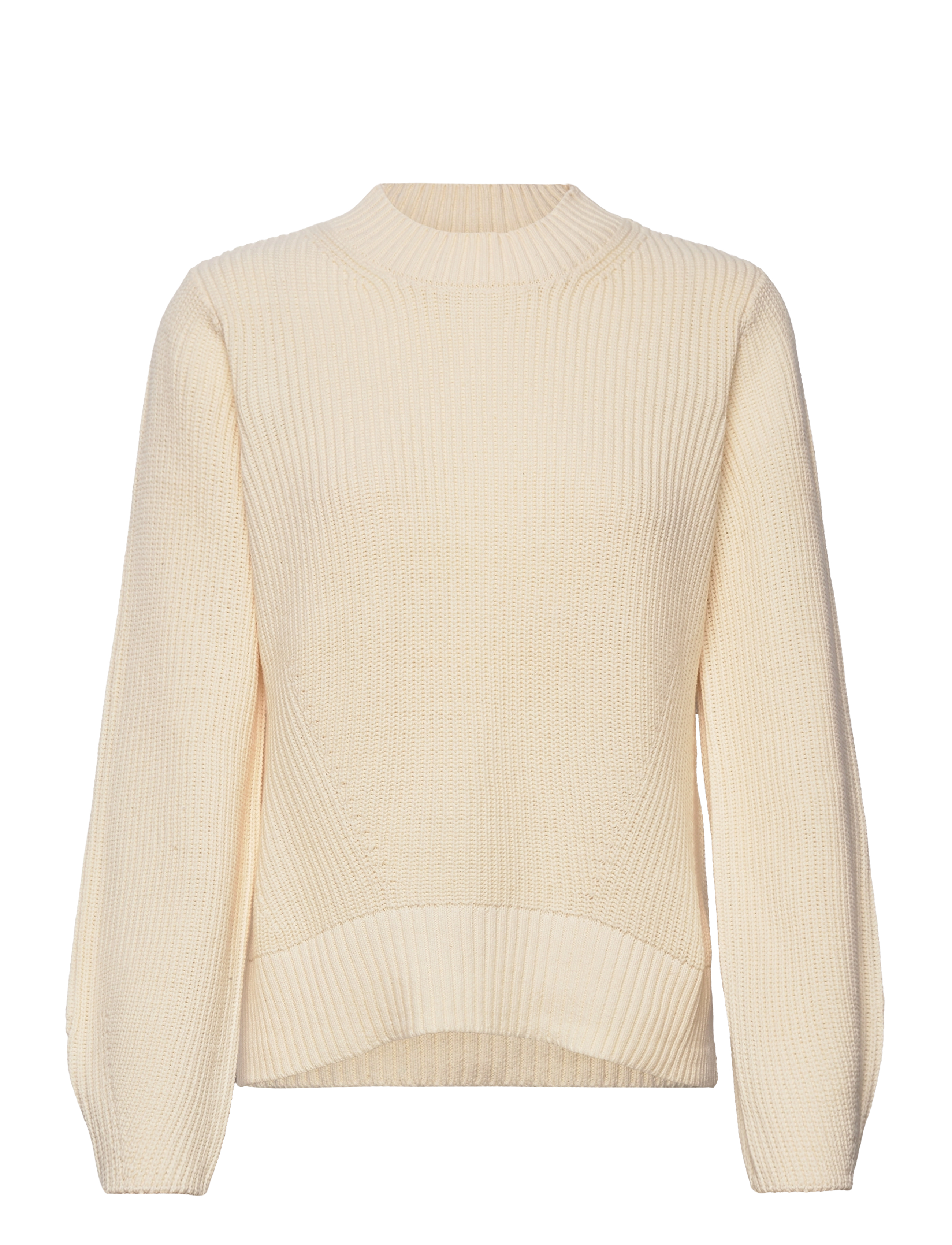 SELECTED Slfleslie Ls Knit O-Neck B Weiß - XS - Damen