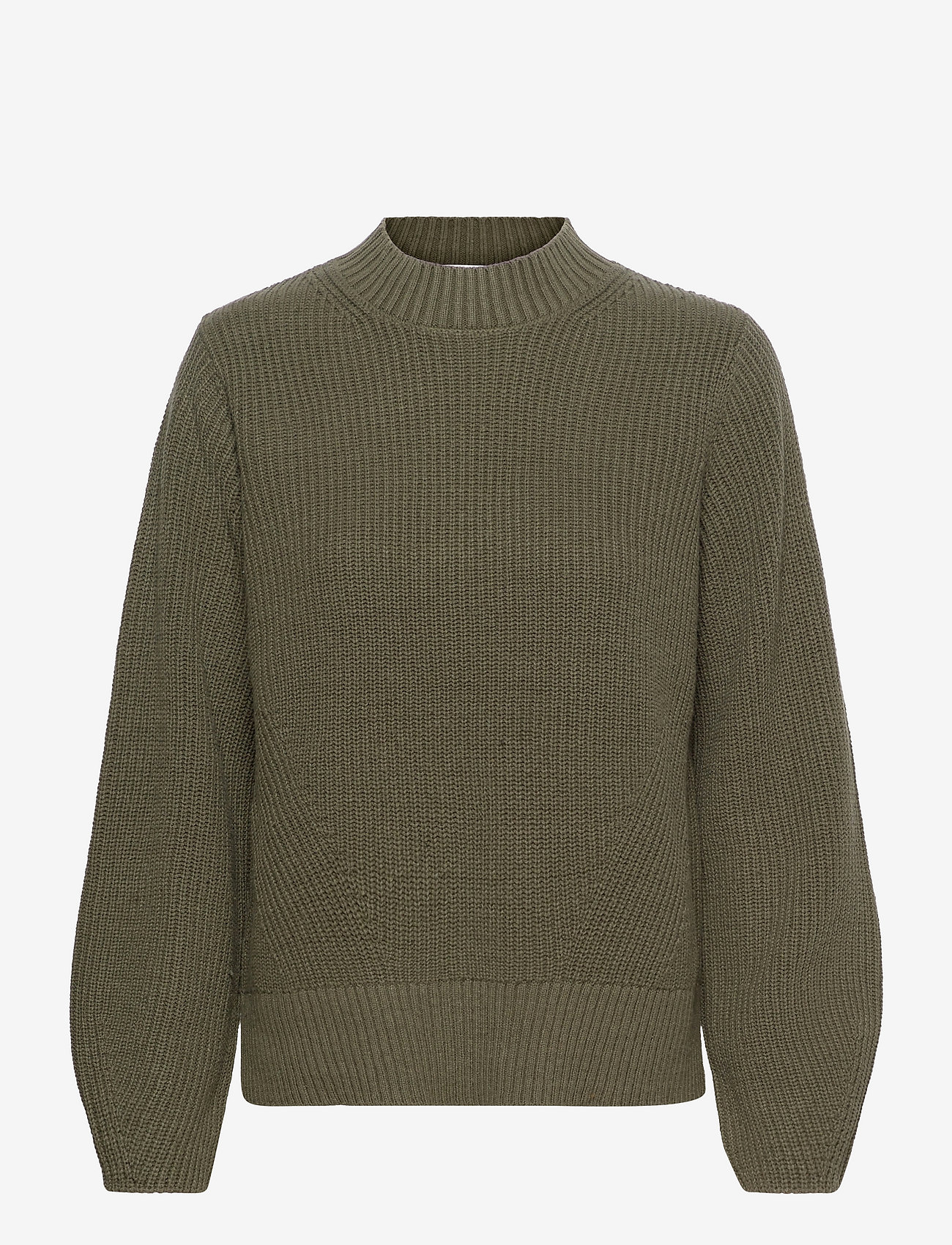 Selected - SLFLESLIE LS KNIT O-NECK B - peysur - kalamata - 0