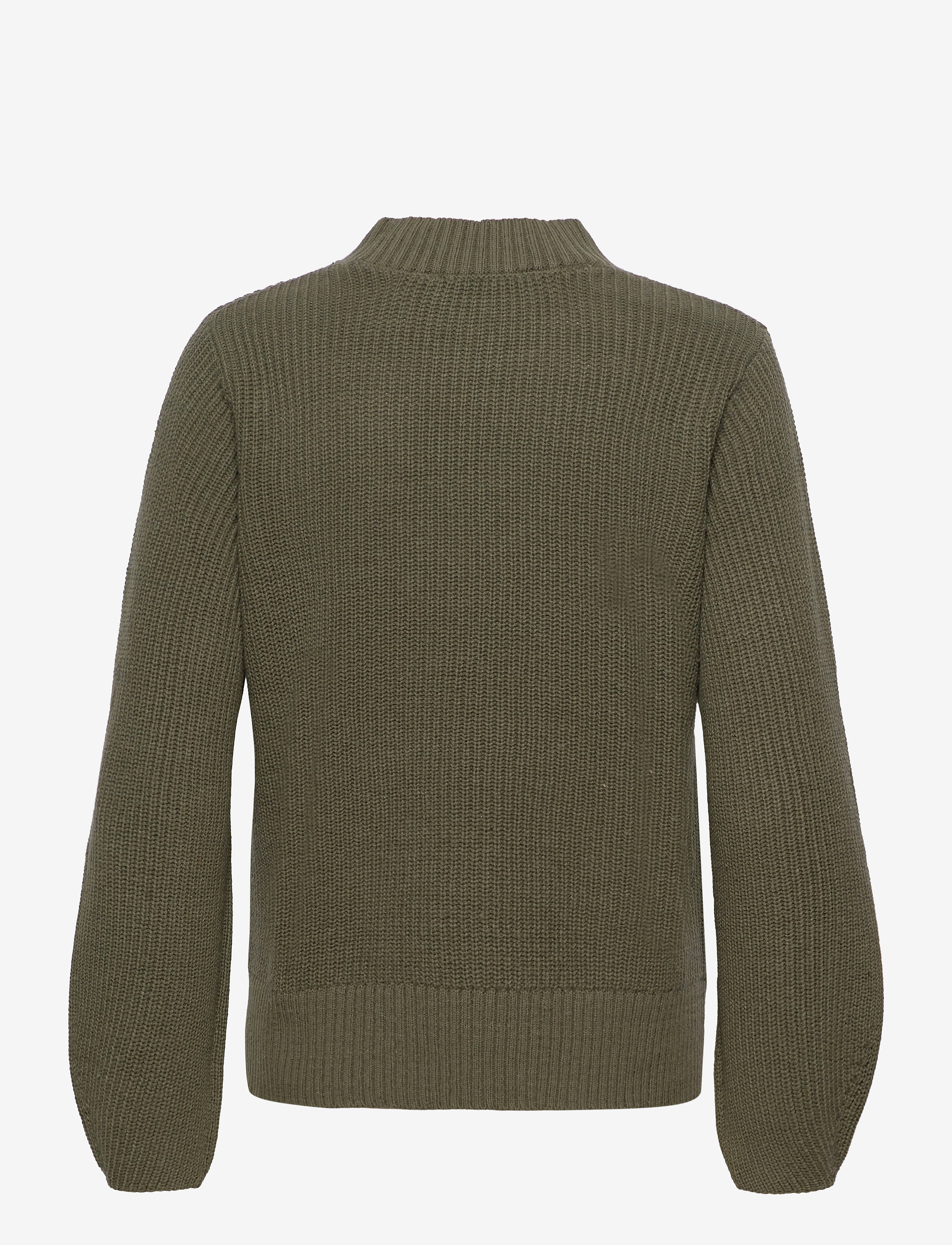 Selected - SLFLESLIE LS KNIT O-NECK B - pullover - kalamata - 1
