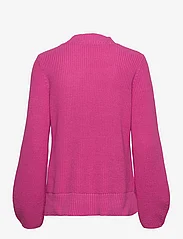 Selected Femme - SLFLESLIE LS KNIT O-NECK B - džemperi - phlox pink - 1