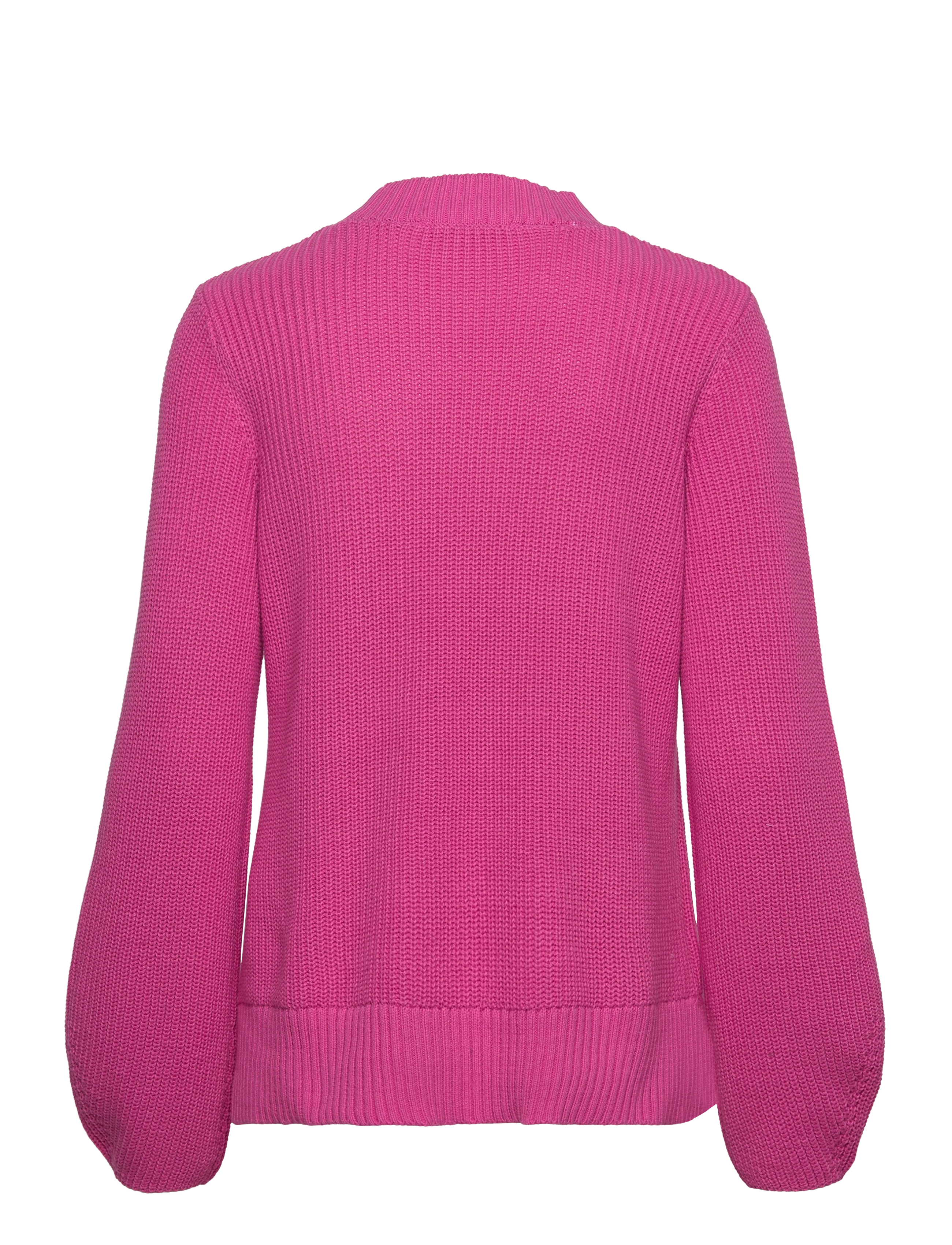 Selected - SLFLESLIE LS KNIT O-NECK B - laveste priser - phlox pink - 1