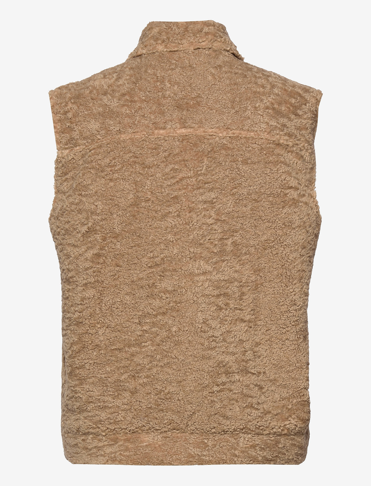 Selected Femme - SLFJANY TEDDY VEST W - puffer vests - nomad - 1