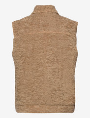 Selected Femme - SLFJANY TEDDY VEST W - puffer vests - nomad - 1