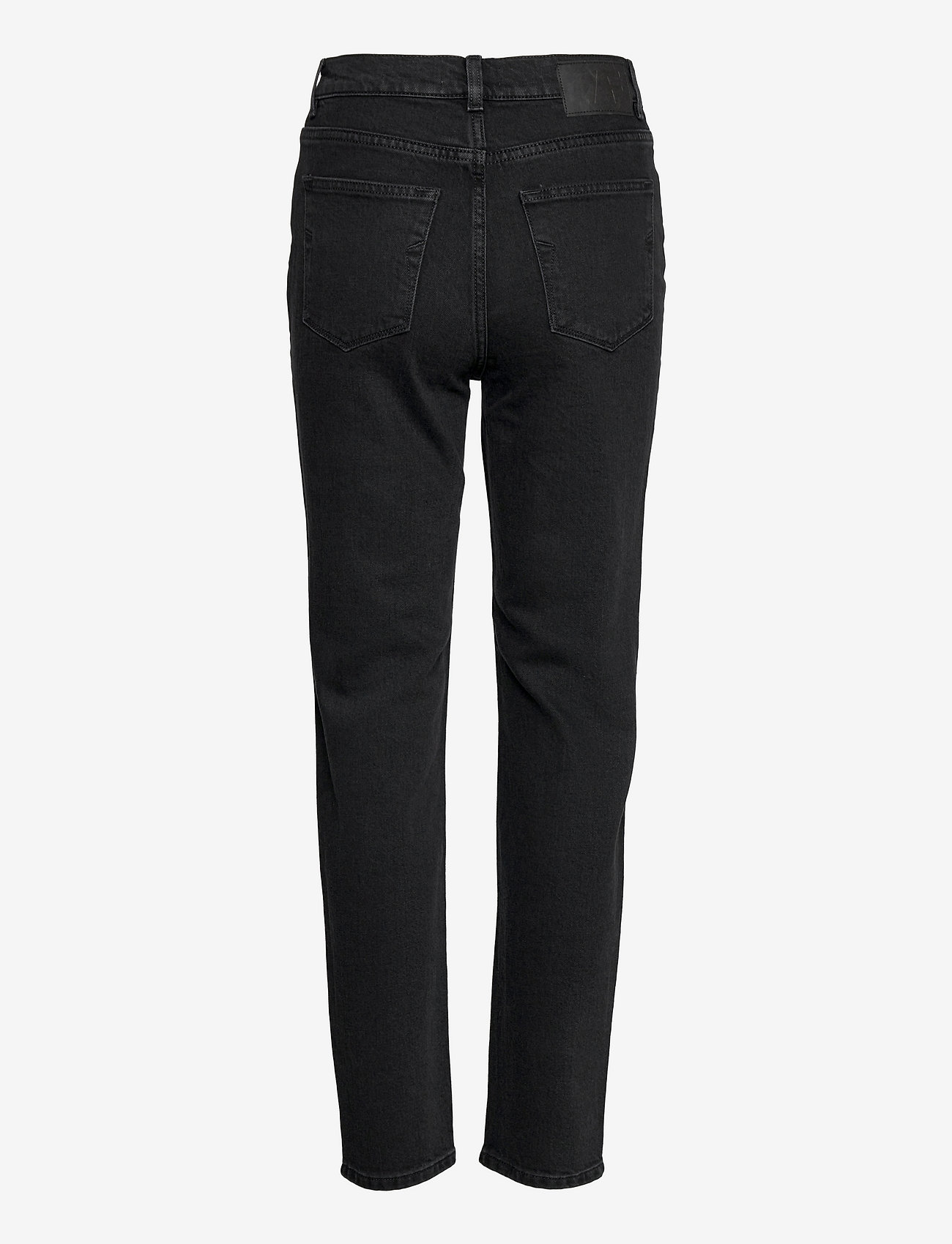 Selected Femme - SLFAMY HW SLIM BEAUTY BLA JEANS  U - slim jeans - black denim - 1