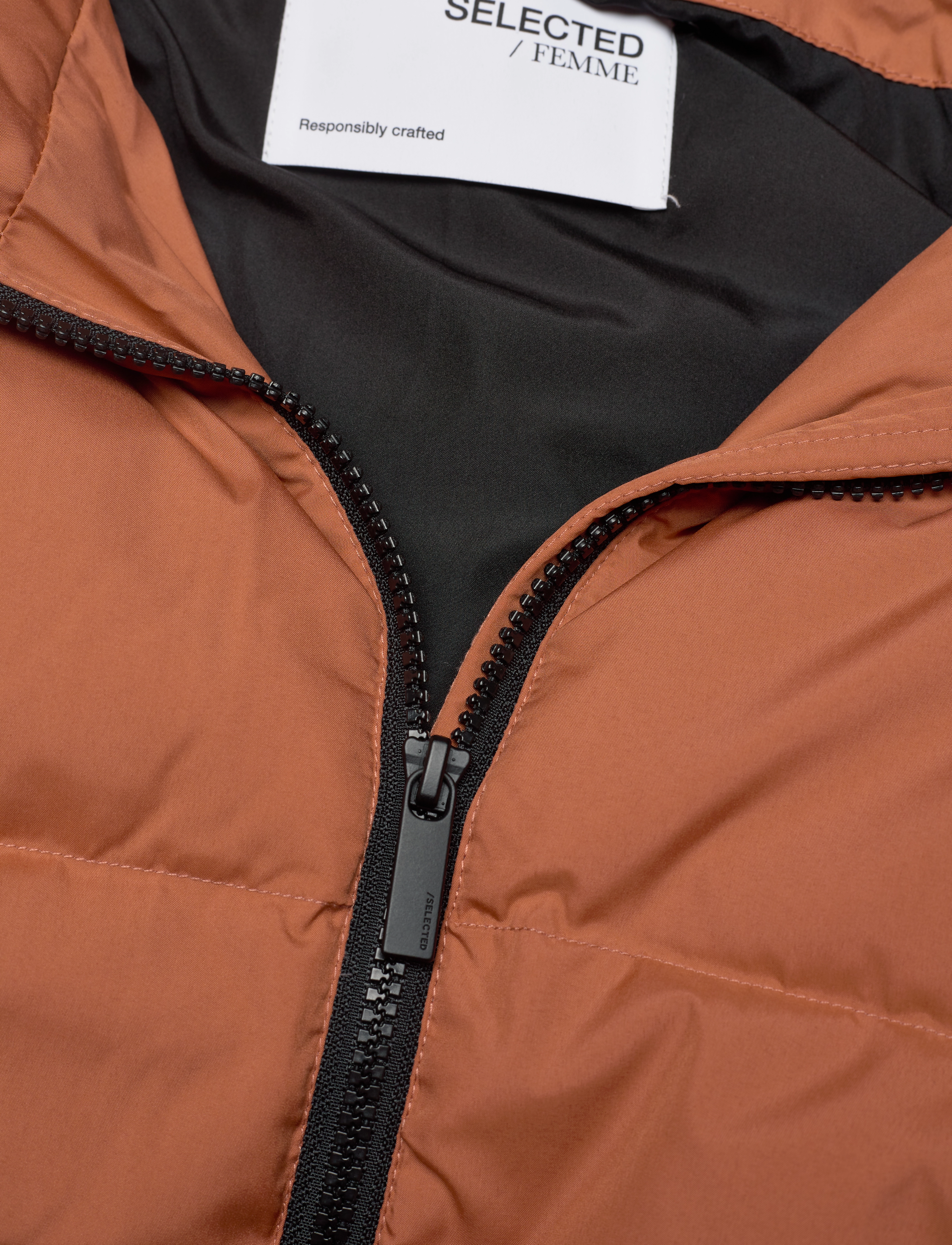 Selected - SLFDAISY DOWN JACKET B NOOS - amber brown - 5