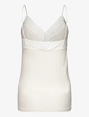 Selected Femme - SLFMANDY RIB LACE SINGLET NOOS - lowest prices - snow white - 1