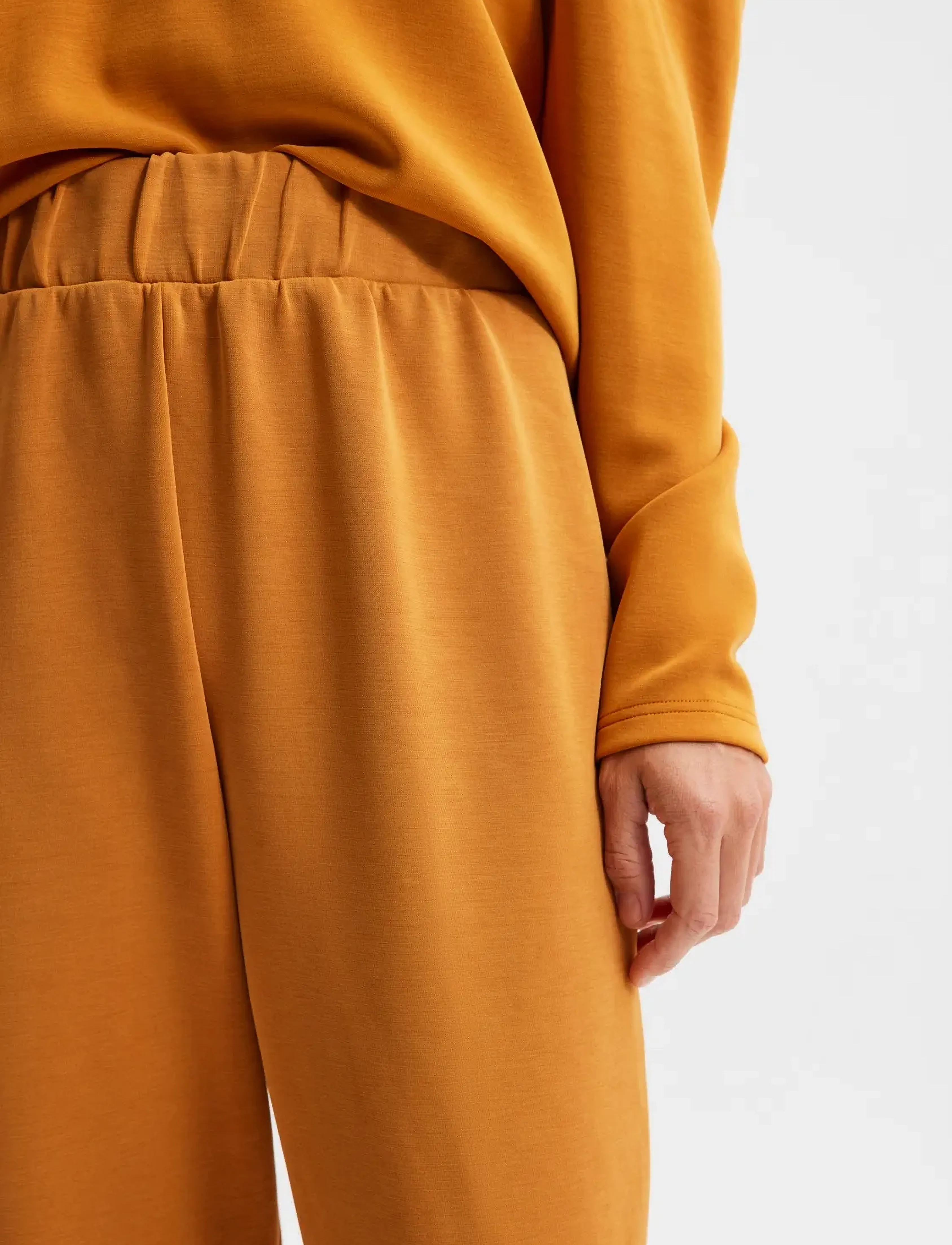 Selected - SLFLORA MW SWEAT PANT B - sweatpants - pumpkin spice - 5