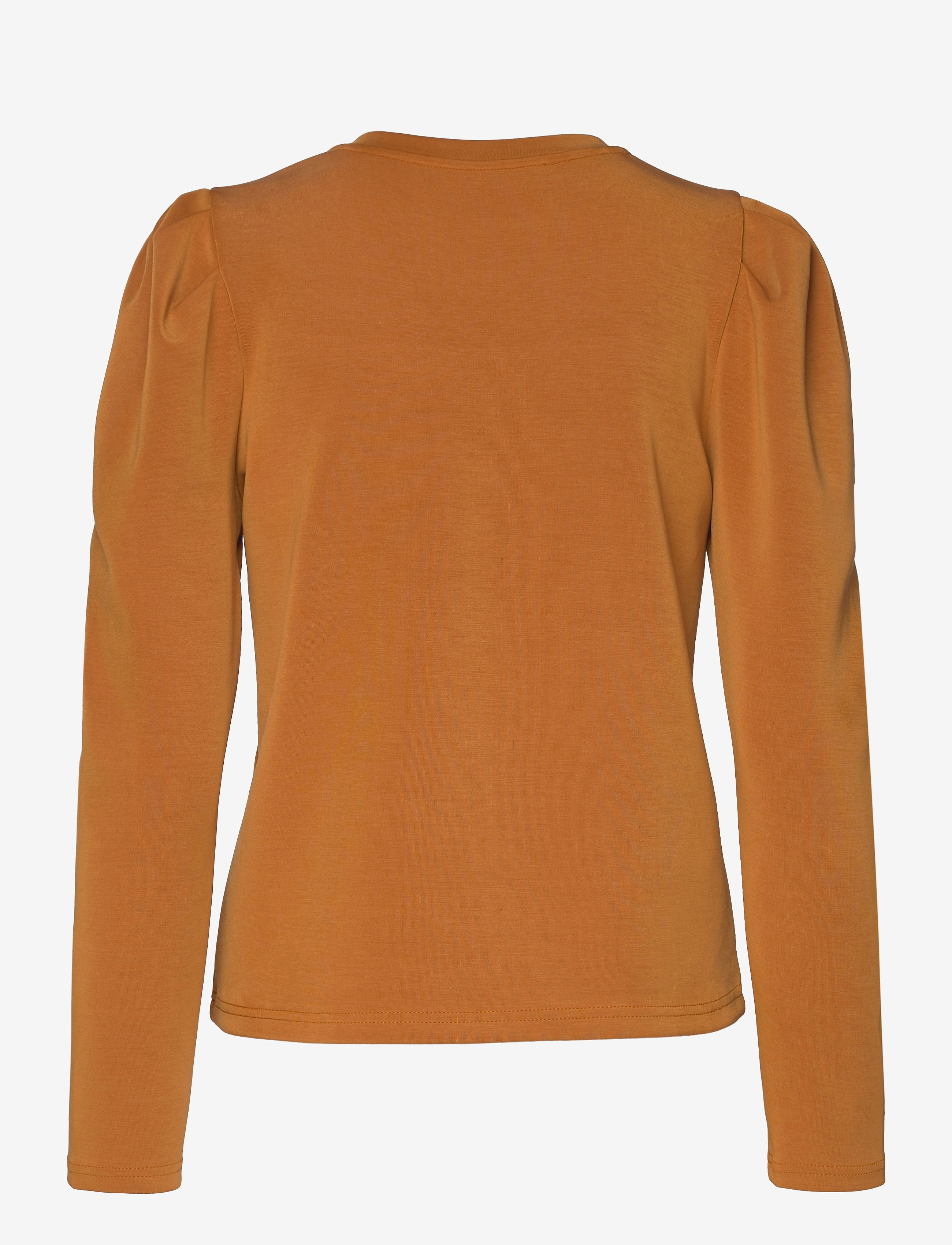 Selected - SLFLORA LS V-NECK SWEAT TOP B - pikkade varrukatega alussärgid - pumpkin spice - 2