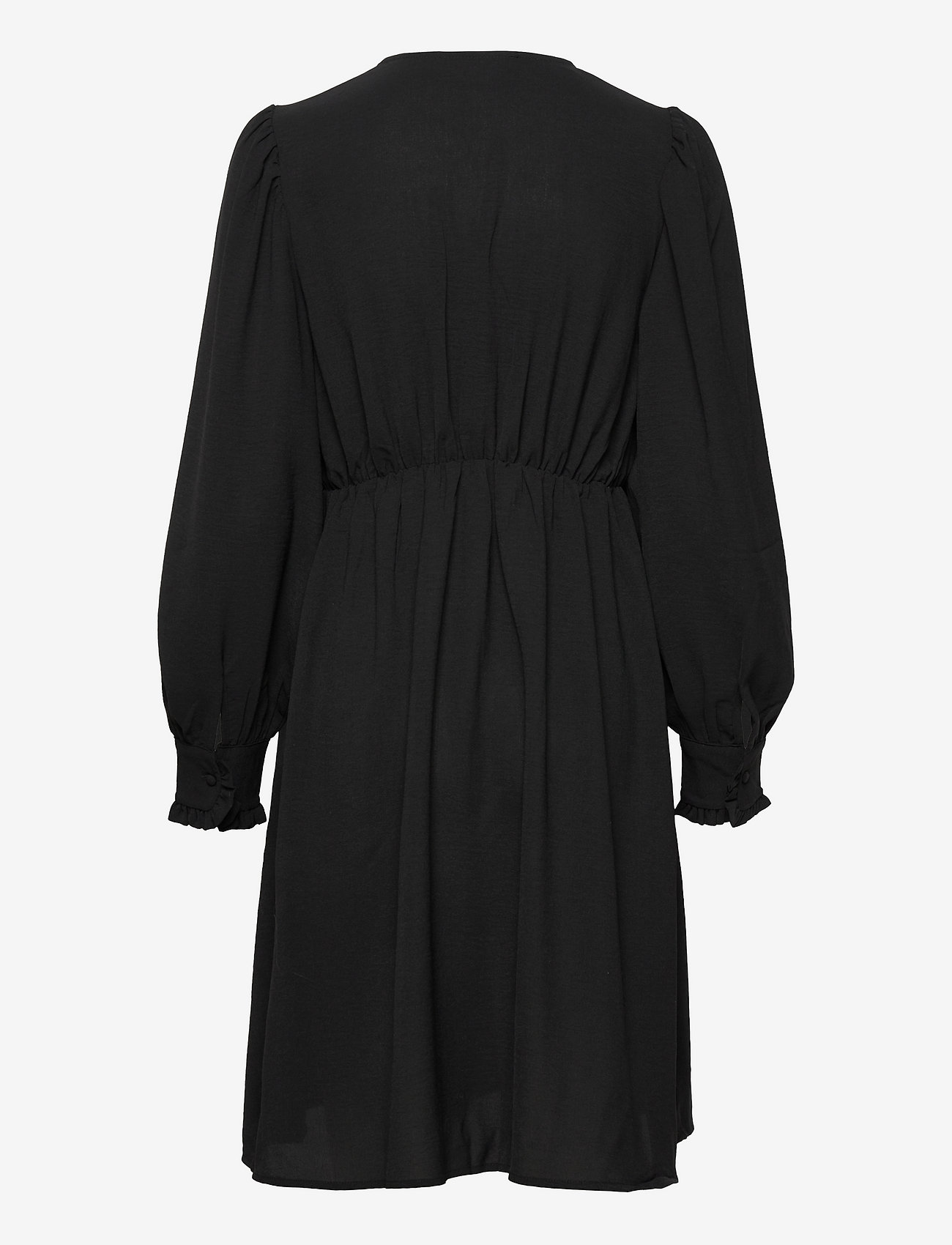 Selected Femme - SLF WINA LS SHORT DRESS M - kurze kleider - black - 1