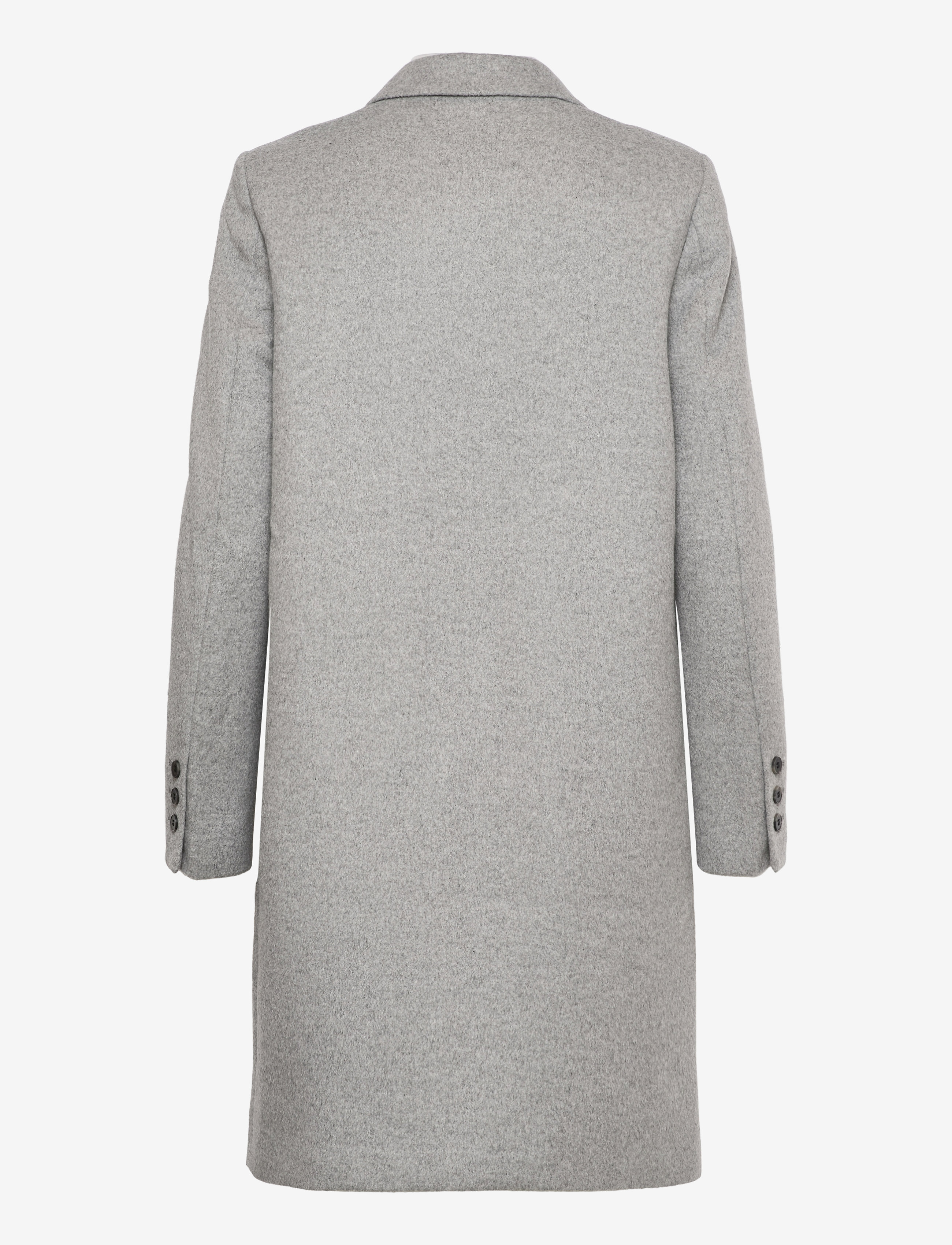 Selected - SLFSASJA WOOL COAT BOOZT B - wintermäntel - light grey melange - 1