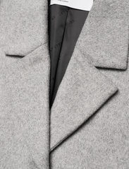 Selected Femme - SLFSASJA WOOL COAT BOOZT B - Žieminiai paltai - light grey melange - 2