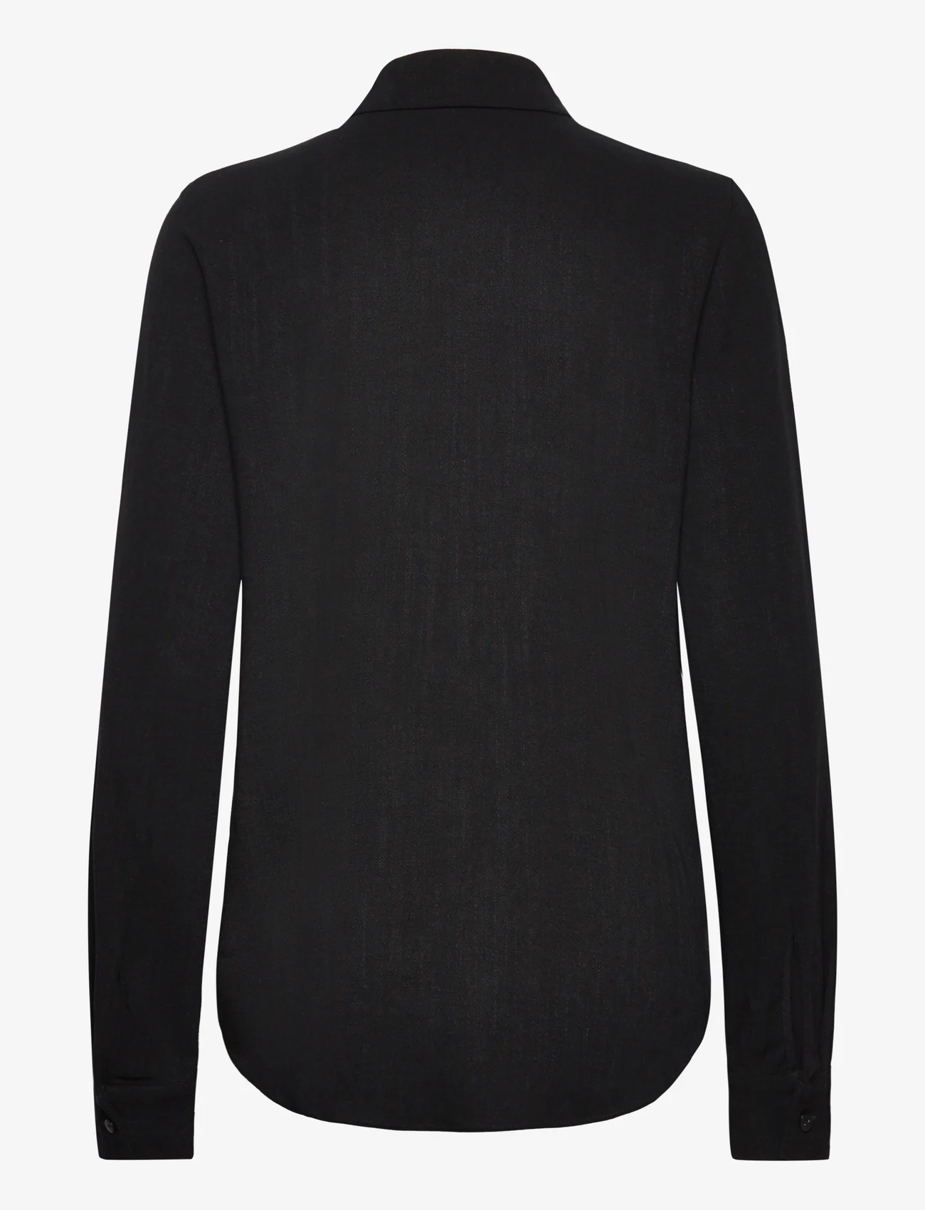 Selected Femme - SLFVIVA LS SHIRT NOOS - långärmade skjortor - black - 1