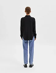 Selected Femme - SLFVIVA LS SHIRT NOOS - long-sleeved shirts - black - 3