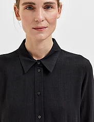 Selected Femme - SLFVIVA LS SHIRT NOOS - pitkähihaiset paidat - black - 6