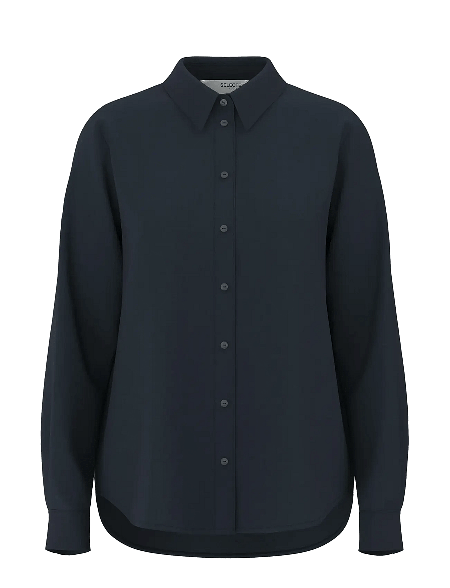 Selected - SLWVIVA LS SUN SHIRT NOOS - chemises à manches longues - dark sapphire - 1