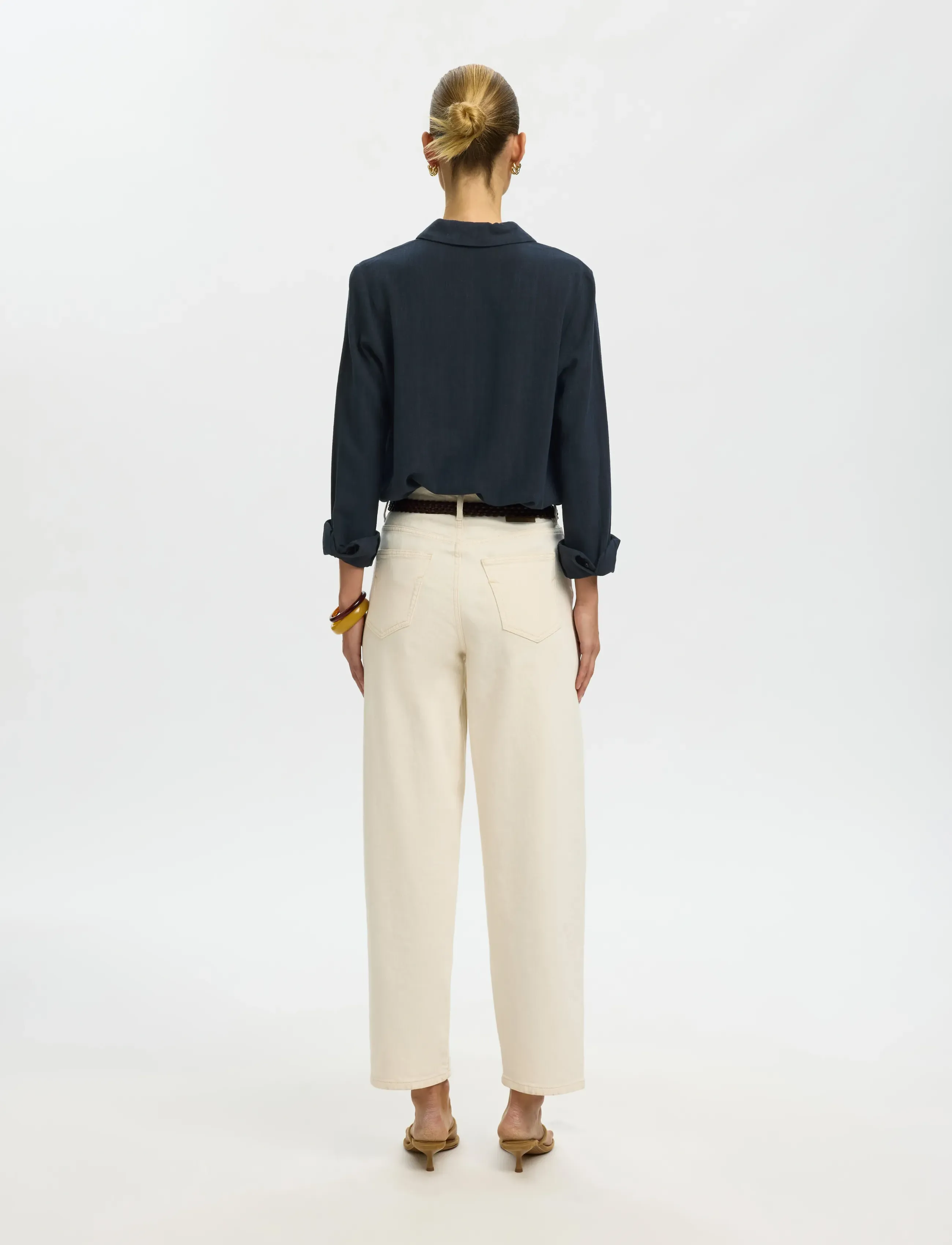 Selected - SLWVIVA LS SUN SHIRT NOOS - chemises à manches longues - dark sapphire - 2