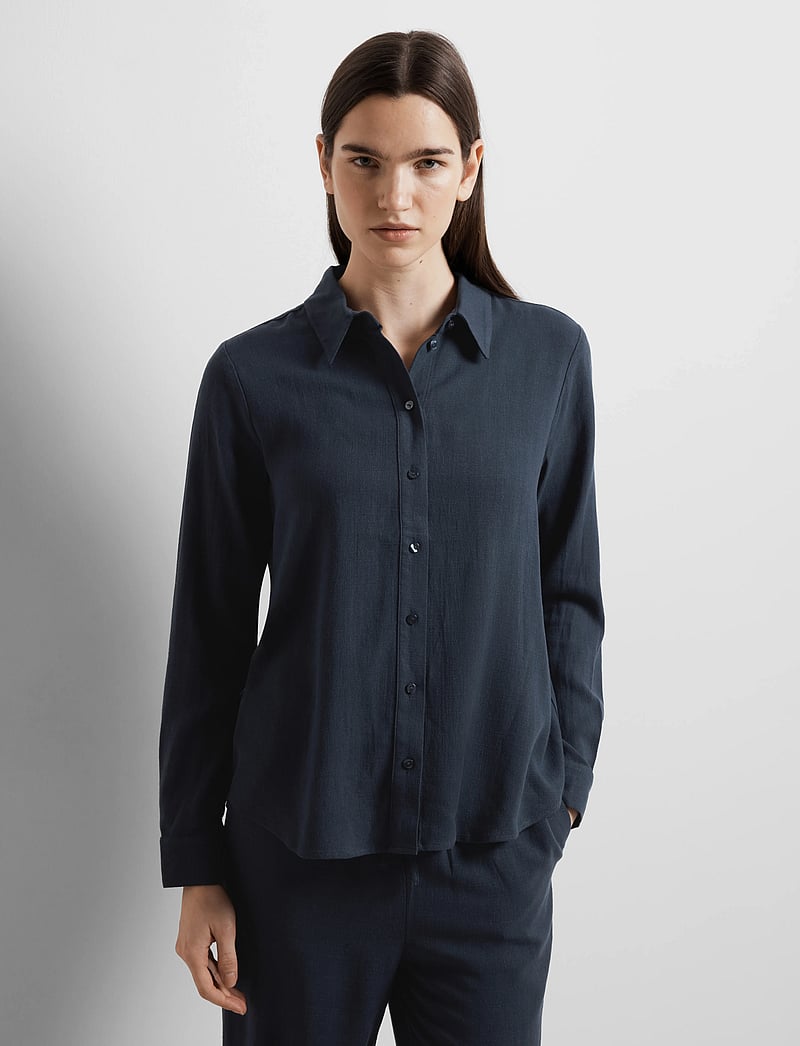 Selected - SLFVIVA LS SHIRT - langärmlige hemden - dark sapphire - 4