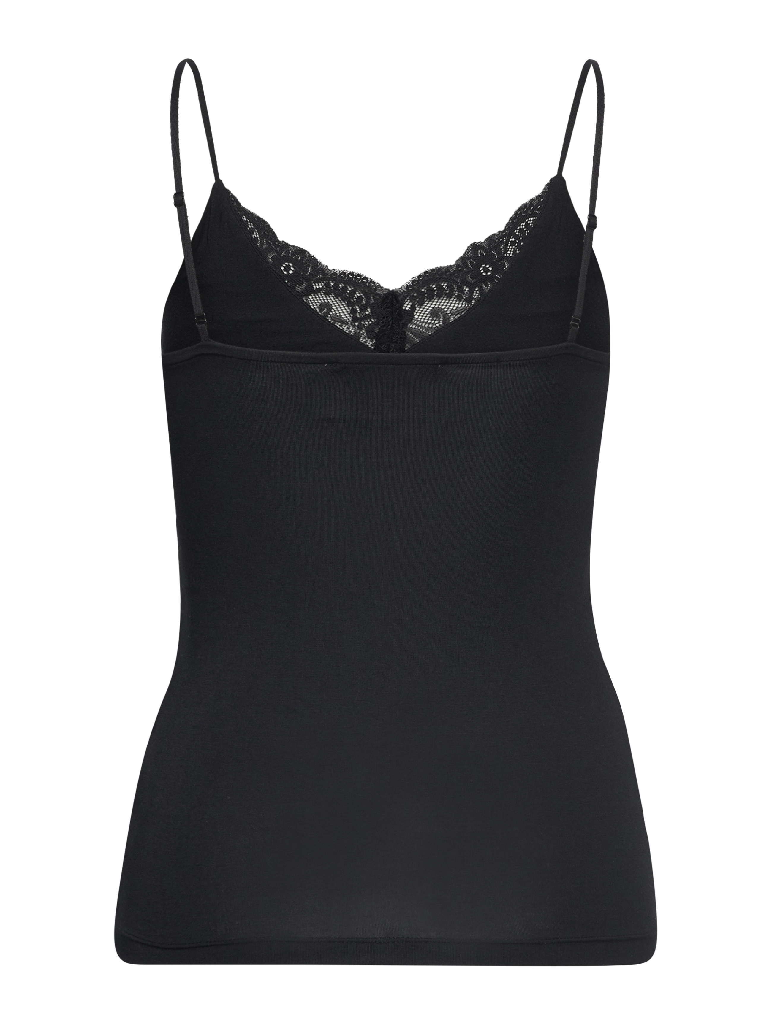 Selected Femme - SLFMANDY LACE SINGLET  NOOS - black - 1