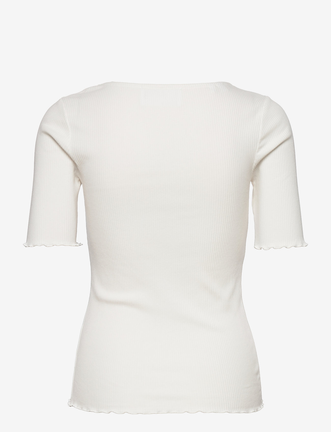 Selected Femme - SLFANNA SS-NECK TEE - snow white - 1