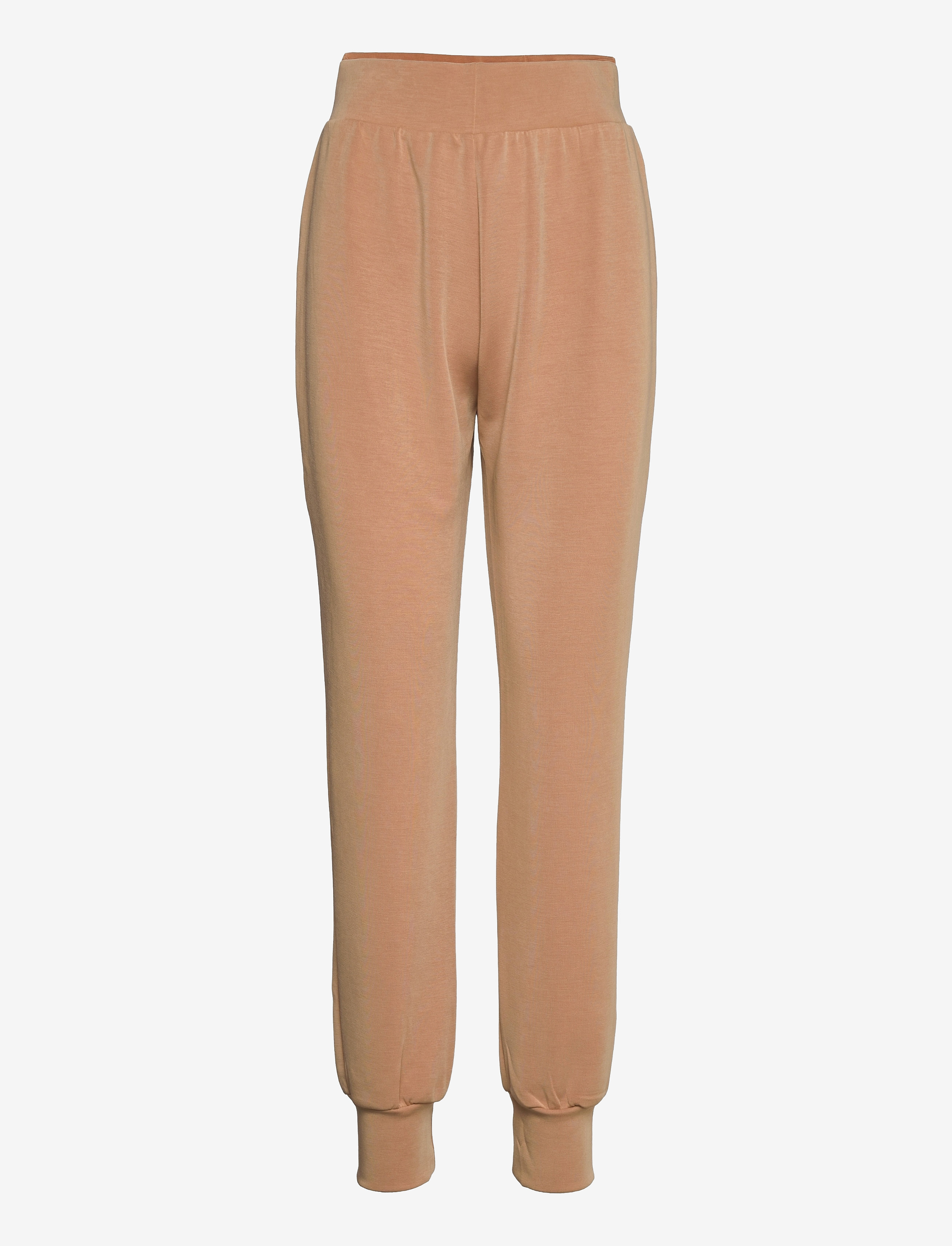 Selected SLFTENNY  HW SWEAT PANT - Jogginghosen - TANNIN / brown